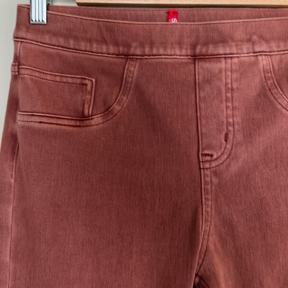 SPANX Jean-ish Legging Jeans Tummy Control Small Brick Crop Pant Fall Equestrian - Picture 4 of 7